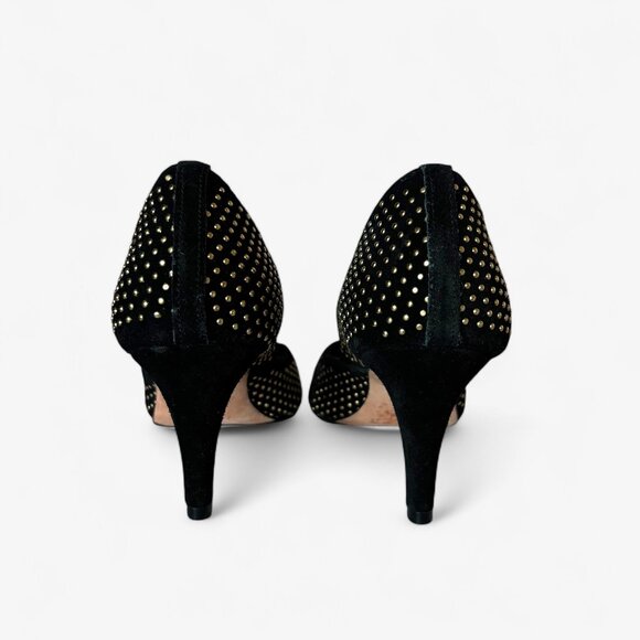 Loeffler Randall Black and Gold Heels - Picture 6 of 9